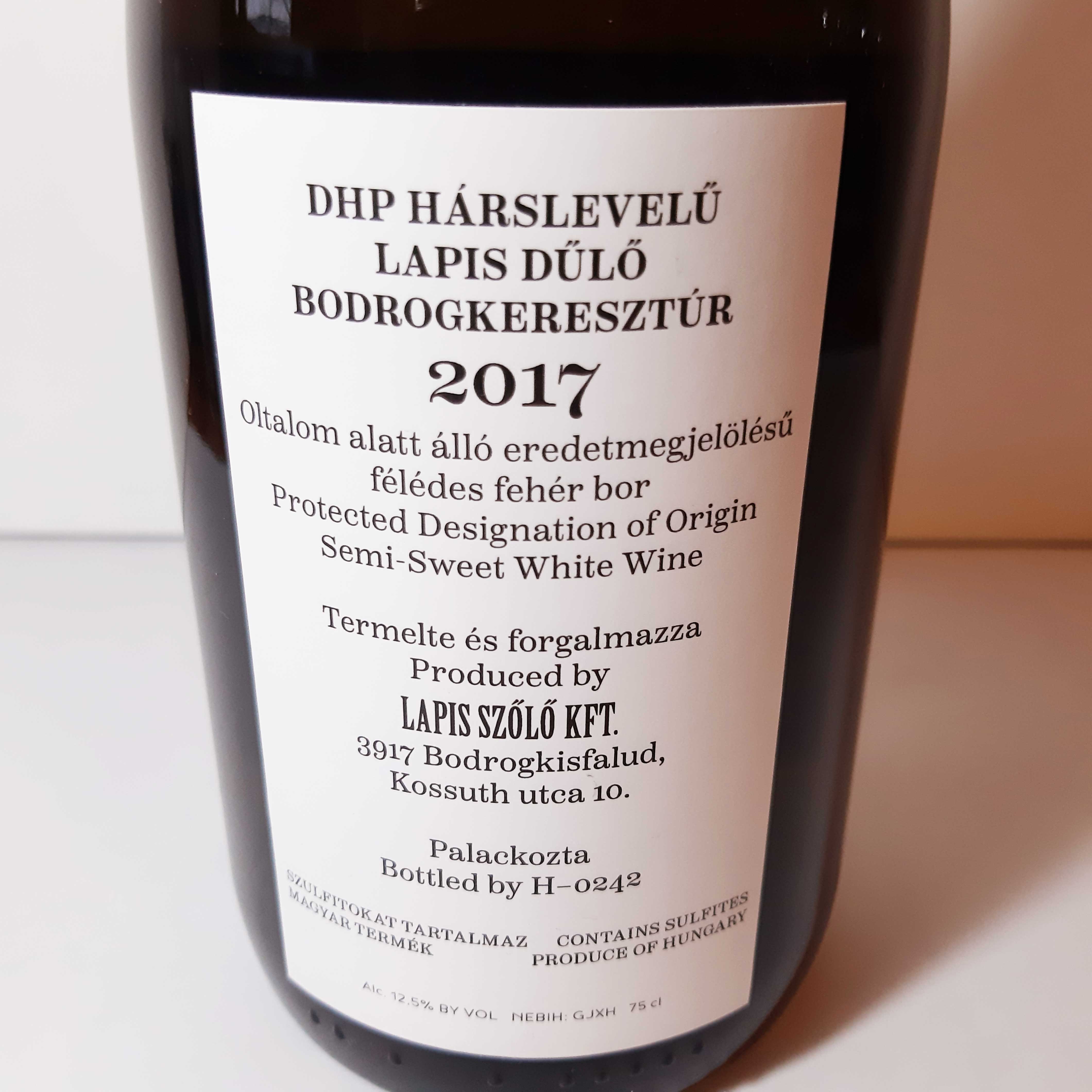 Ungarischer Wein Tokaji Lapis Harslevelu Wine Wonders